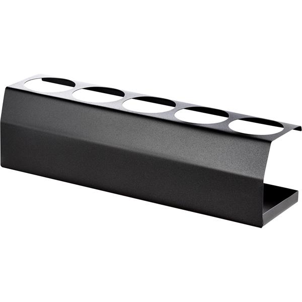 Saucenständer schwarz geeig. für 5 Flaschen Ø 72 mm