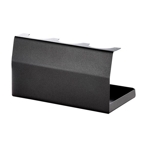 Hot-Dog Ständer schwarz, für drei Hot-Dogs