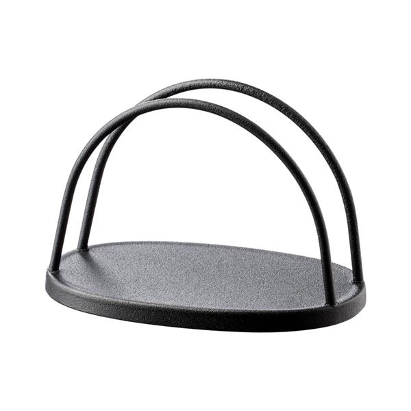 Servietten-/Kartenhalter gebogen, schwarz