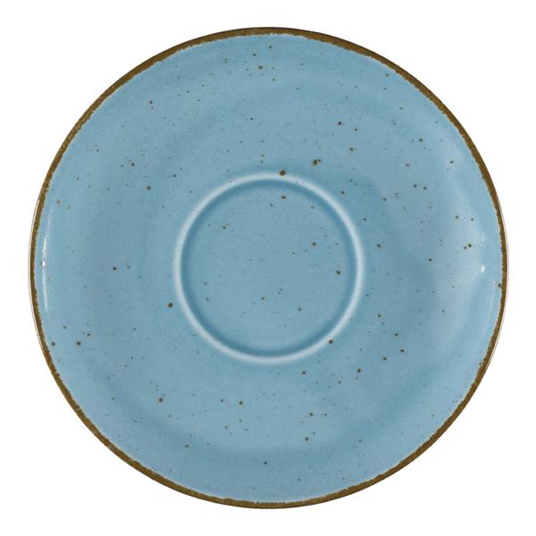 12 x Untertasse Porzellan Serie Aida Ø 160 mm – türkis