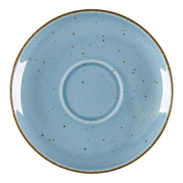 12 x Untertasse Porzellan Serie Aida Ø 145 mm – türkis