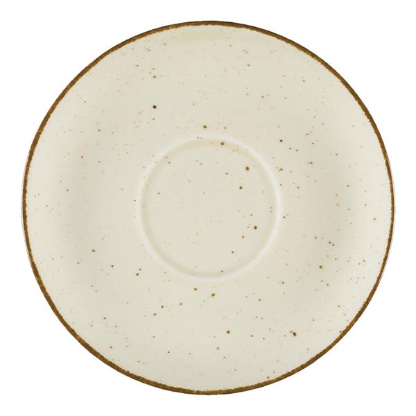 12 x Untertasse Porzellan Serie Aida Ø 160 mm – creme