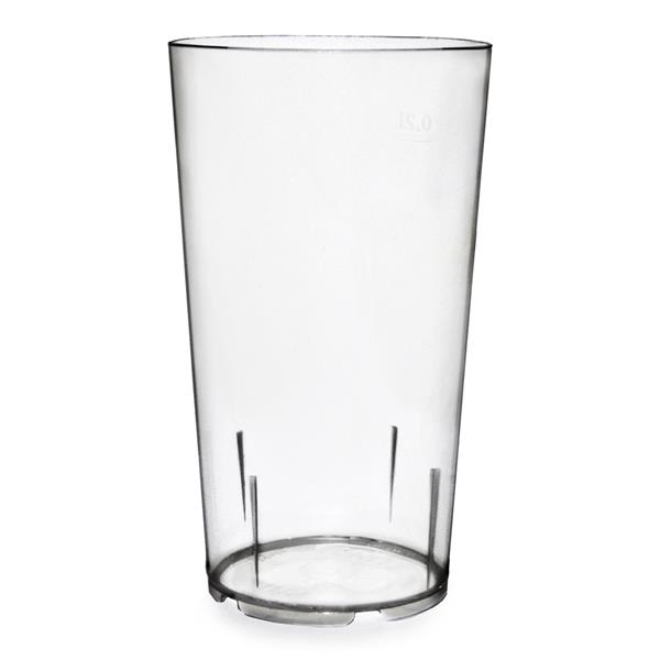 PC-Trinkbecher mit Füll-/Eichstrich