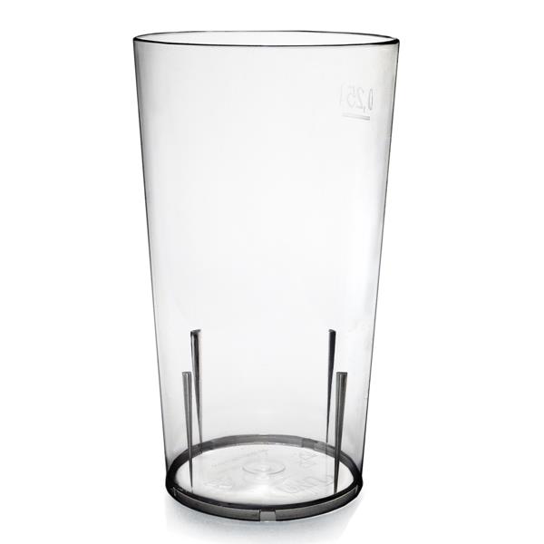 PC-Trinkbecher mit Füll-/Eichstrich, 250 ml