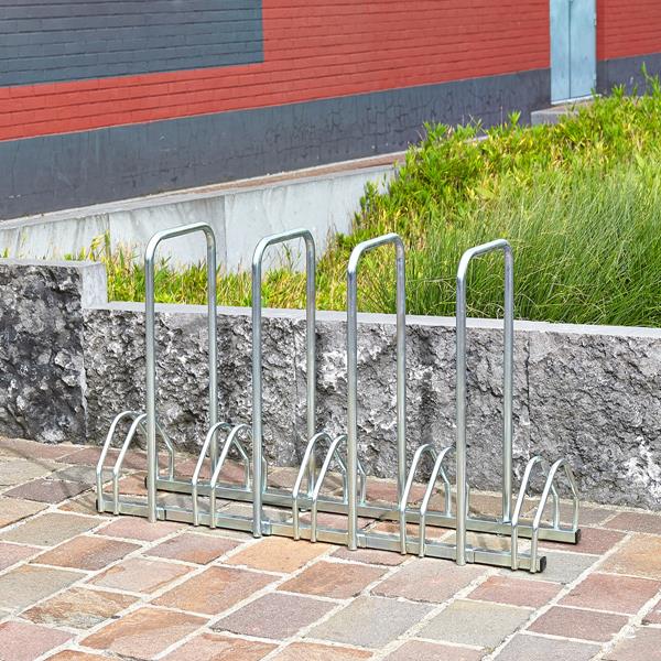 Bügelparker 5er- Fahrradständer 2-seitig