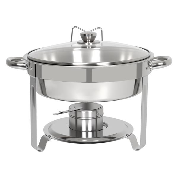 Chafing Dish rund Glasdeckel – 5 l