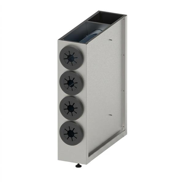 Unterschrank Bar mit 4 Becherspendern, Höhe 850 mm