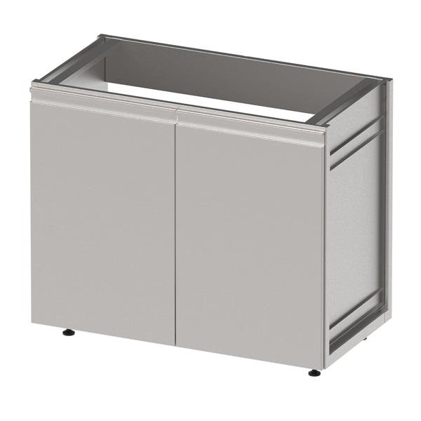 Spülenunterschrank Bar mit Flügeltür, Höhe 850 mm