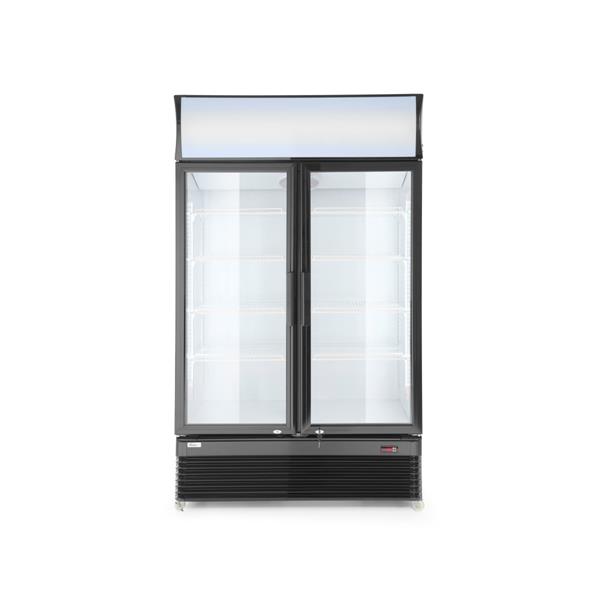 Kühlschrank  mit 2 Glastüren