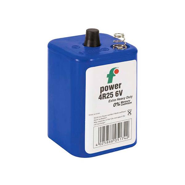 **BLAU** BLOCKBATTERIE 4R25 -6 VOLT 7AH