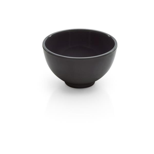 Schwarze Dipschale, Melamin, 12er Set