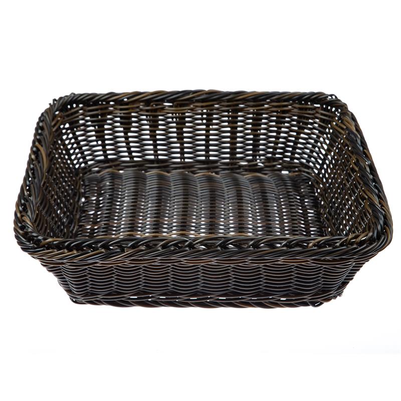 GN Korb -PROFI LINE-, schwarz/braun 10 cm hoch, 6 Größen