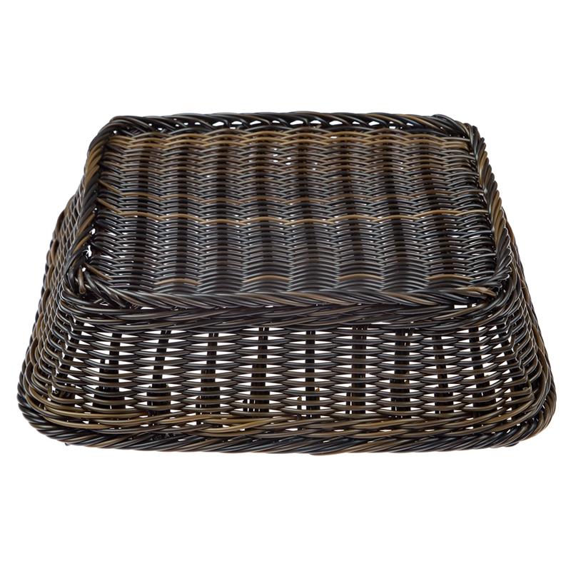 GN Korb -PROFI LINE-, schwarz/braun 10 cm hoch, 6 Größen