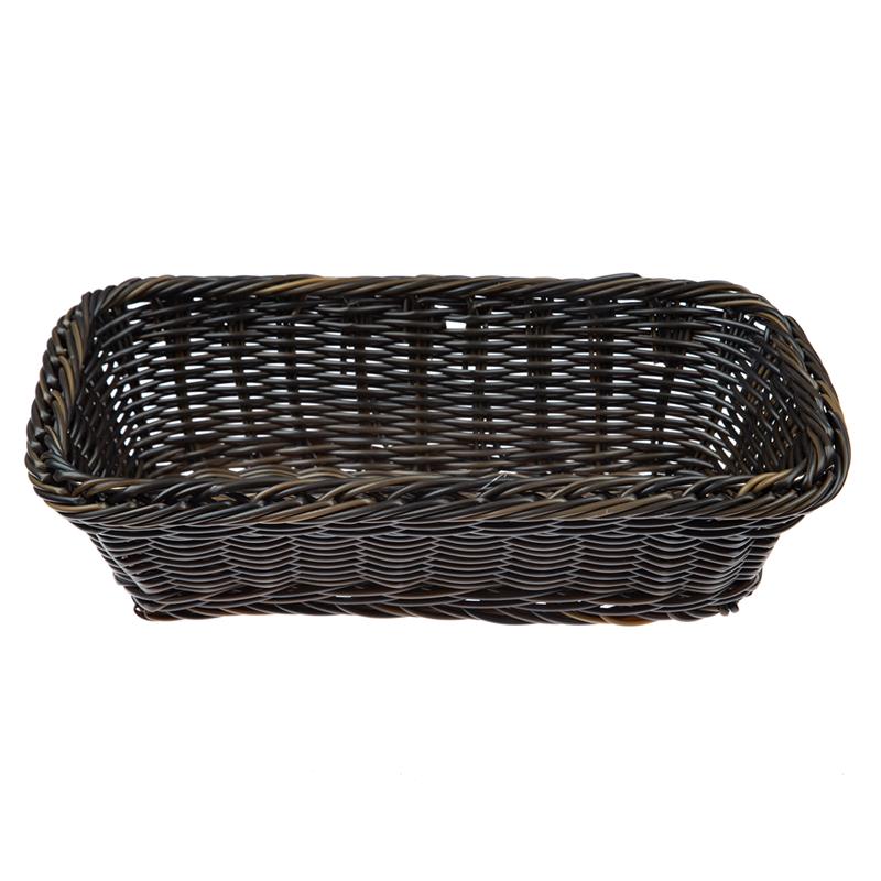 GN Korb -PROFI LINE-, schwarz/braun 10 cm hoch, 6 Größen
