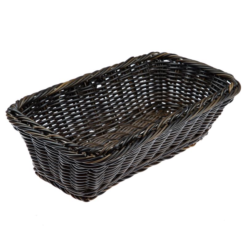 GN Korb -PROFI LINE-, schwarz/braun 10 cm hoch, 6 Größen