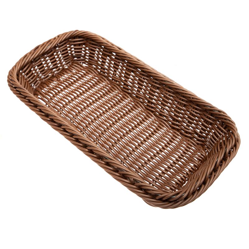 Buffetkorb-GN System, braun  6,5 cm hoch, 6 Größen