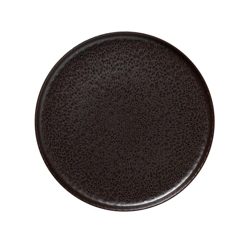 Großansicht der Bildergalerie Teller flach Metallic Brown