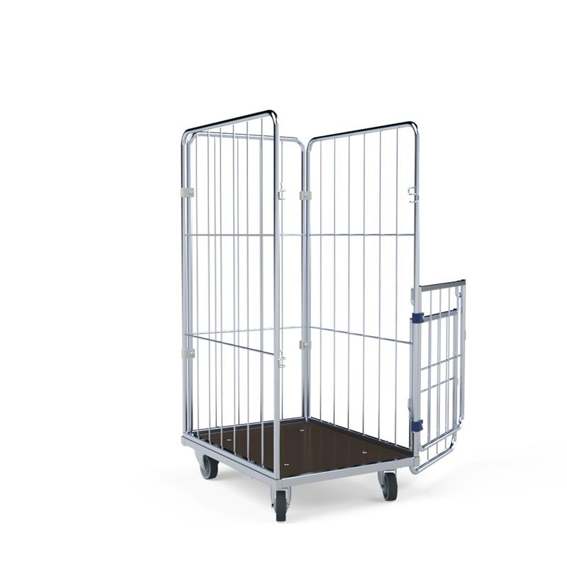 Wäschecontainer geöffnet