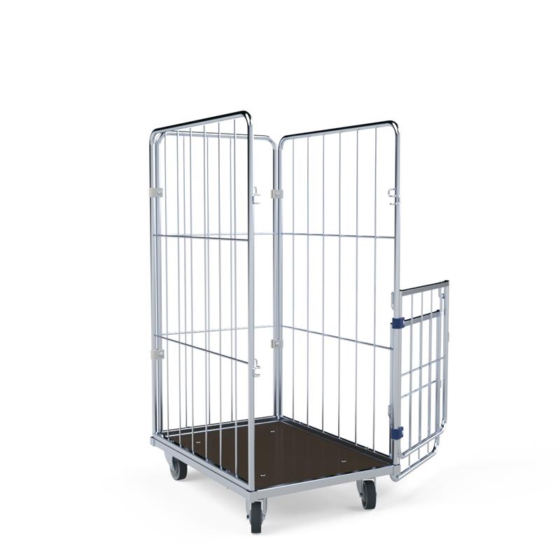 Wäschecontainer geöffnet