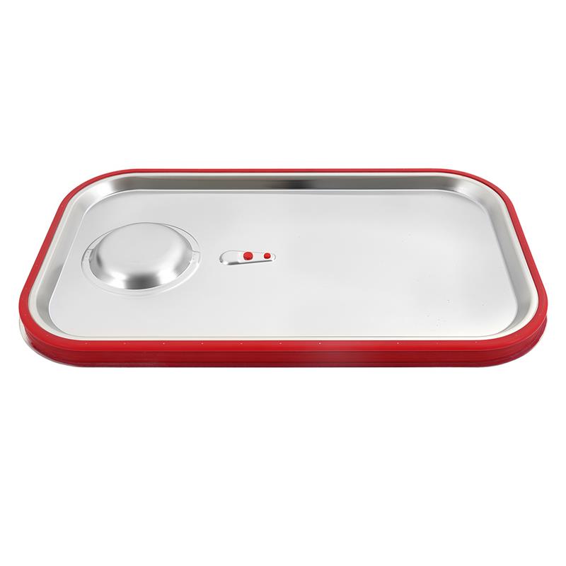 GN-Deckel Edelstahl mit Silikon-Dichtung für GN-Behälter 1/1