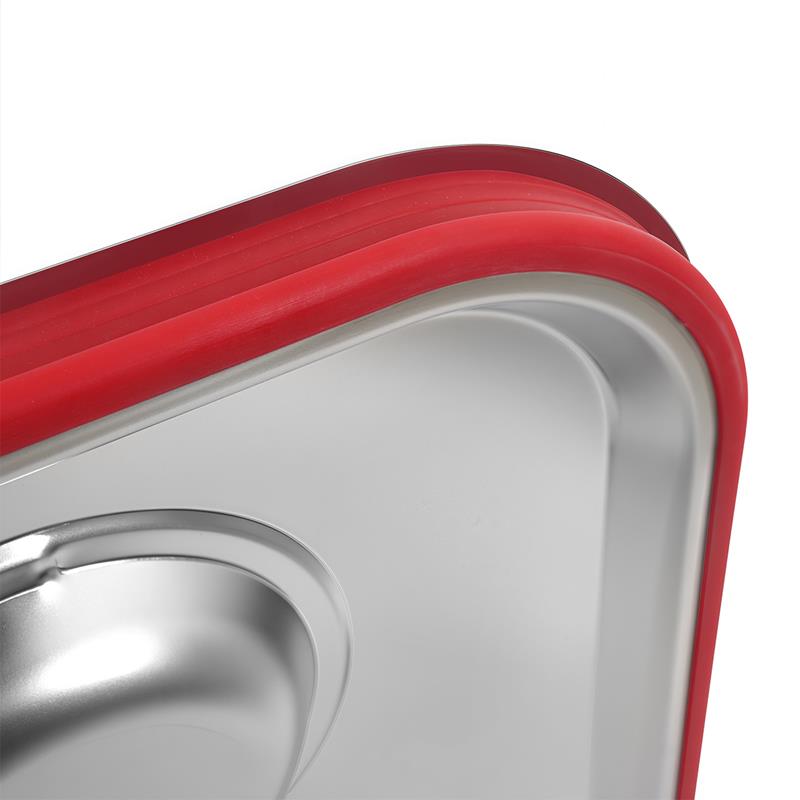 GN-Deckel Edelstahl mit Silikon-Dichtung für GN-Behälter 1/1