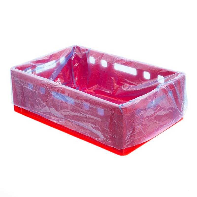 Fleischkistenbeutel 600 x 600 mm, LDPE blau