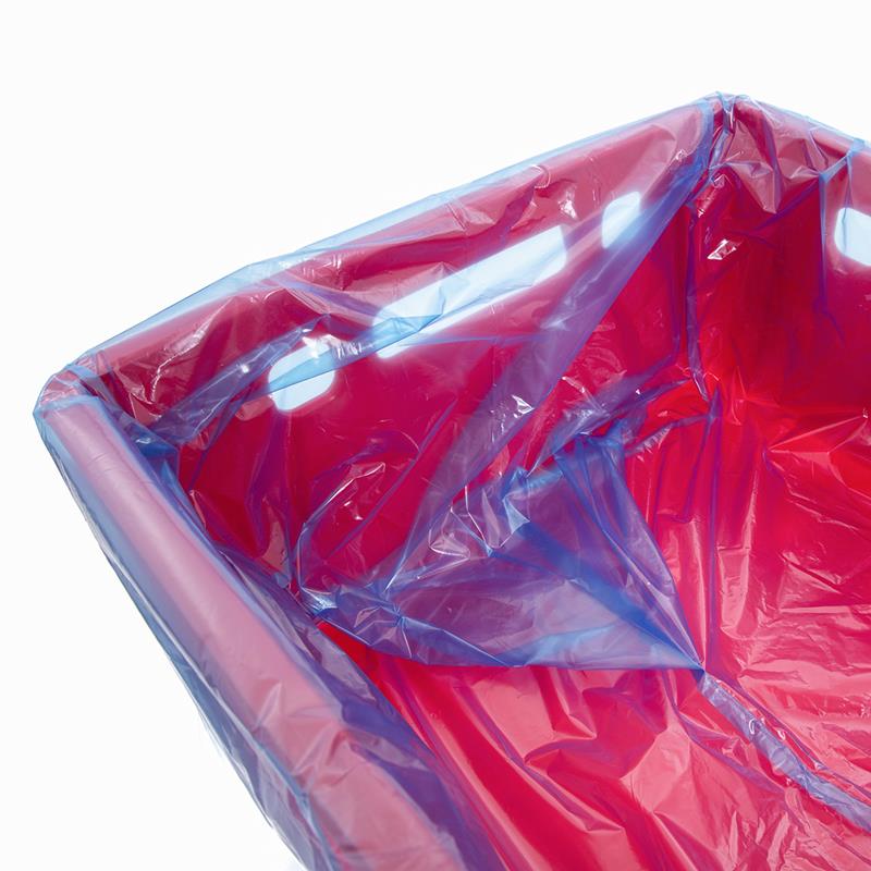 Fleischkistenbeutel 600 x 600 mm, LDPE blau