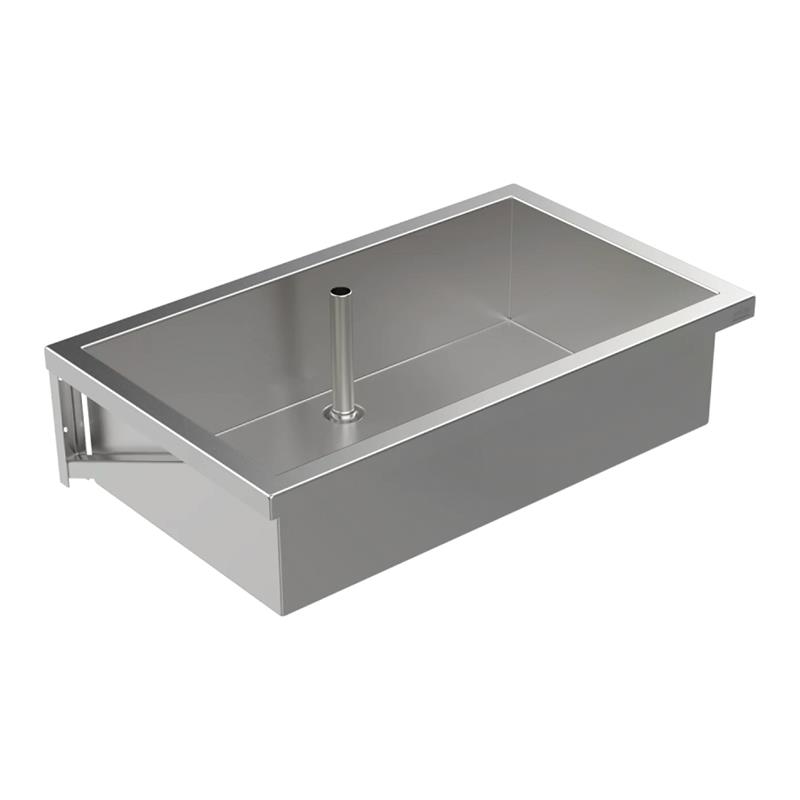 Arbeits-/Mehrzweckbecken wandhängend mit Standrohrventil 1000 mm