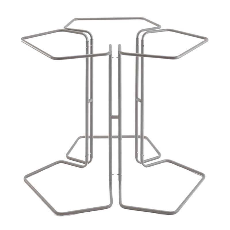 Müllsackhalter 3-Fach aus Stahl, für 240 l und 400 l Müllsäcke