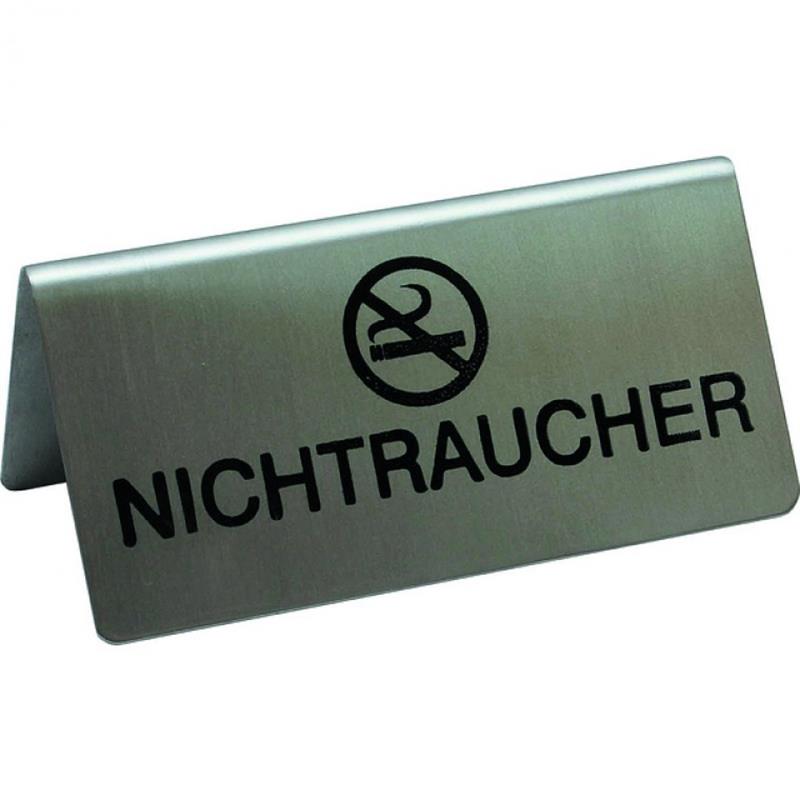 Tischaufsteller 10x5 Cm Nichtraucher Symbol