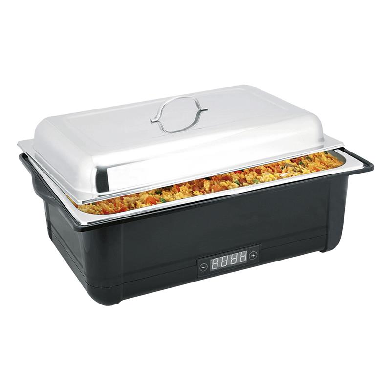 Elektro Chafing Dish aus Kunststoff/Chromnickelstahl