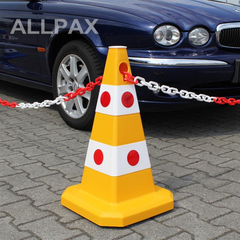 Grote weergave in galerie Allpax verkeerskegel Plasto