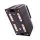 STOPPO XL Magnet Absperrband gelb schwarz 3 m, Wandkassette schwarz