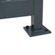 Raucherunterstand Set Black Edition, 2165 x 2165 x 2510 mm, mit Grünbedachung