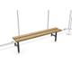 Raucherunterstand Set Black Edition, 2165 x 2165 x 2510 mm, mit Grünbedachung