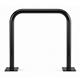 Fahrradständer Anlehnbügel Stahl schwarz – 800 x 775 mm