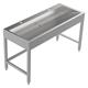 Bodenstehende Waschrinne Edelstahl 1400 mm – 2 Waschplätze