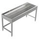 Bodenstehende Waschrinne Edelstahl 1600 mm – 2 Waschplätze