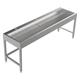 Bodenstehende Waschrinne Edelstahl 2100 mm – 3 Waschplätze