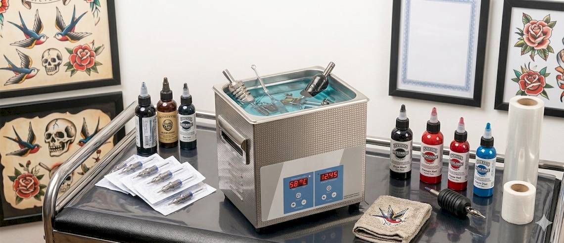 Ultraschallreiniger für Tattoo-Studios